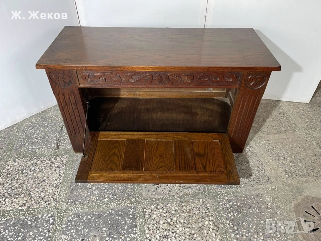 Уникален масивен дъбов шкаф, снимка 5 - Шкафове - 54041663