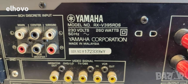 Ресивър Yamaha RX-V395RDS, снимка 9 - Ресийвъри, усилватели, смесителни пултове - 51430143