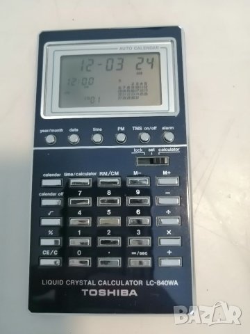 Ретро калкулатор Toshiba LC-840WA, снимка 5 - Антикварни и старинни предмети - 46474522