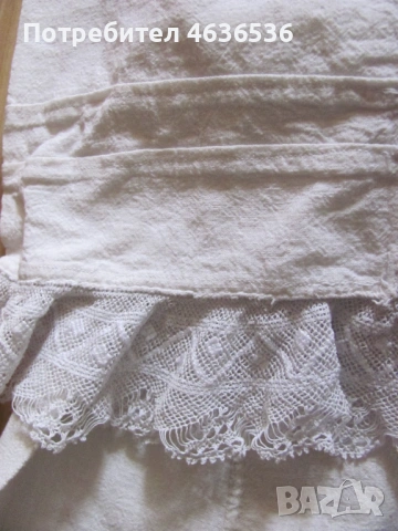 Женска риза за носия , кенар и дантела, снимка 5 - Антикварни и старинни предмети - 53466306