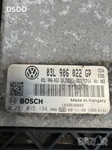 Компютър двигател / ECU 03L906022GP 0281015194 за Seat Leon, Altea 2.0 TDI CEGA, снимка 2 - Части - 45730920