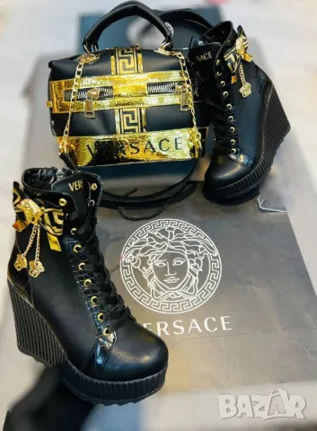 дамски комплект маратонки и чанта versace , снимка 8 - Лаптопи за игри - 48350385