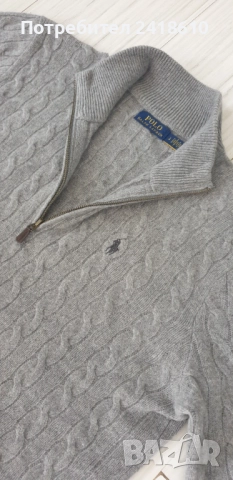 POLO Ralph Lauren Cable Wool / Cashmere Knit Mens Size L НОВО! ОРИГИНАЛ! Mъжки Пуловер