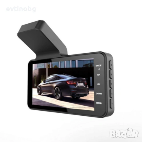 Видеорегистратор DUAL LENS FULL HD1080 с 3 лещи и нощно виждане, снимка 4 - Аксесоари и консумативи - 53780857