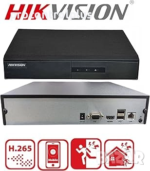 Продавам 4 канален NVR HikVision DS-7104NI-Q1/M до 6МП
