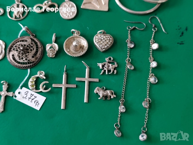 Лот сребърни медальони 925, снимка 5 - Колиета, медальони, синджири - 52624799