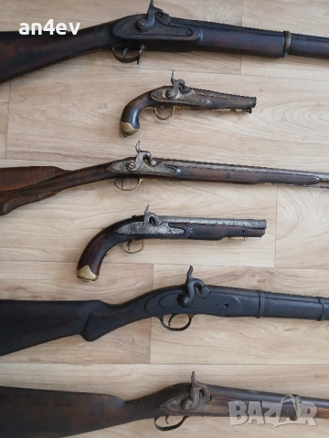 пушки и пищови от 19 век за механа и възтановки , снимка 3 - Антикварни и старинни предмети - 51639514
