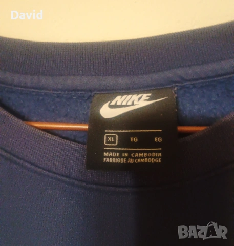 Оригинална Мъжка блуза Nike Sportswear Club Fleece, снимка 4 - Блузи - 53168856