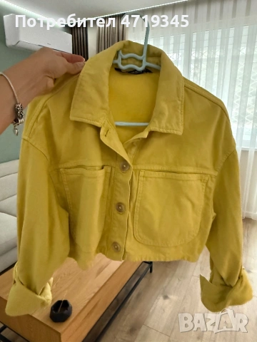 Дънково яке Zara, снимка 3 - Якета - 53703103