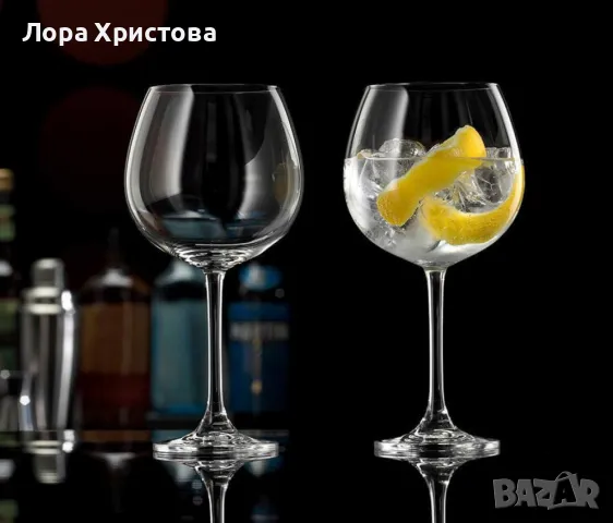 Комплект от 2 чаши за джин Bohemia Bar, 680мл, снимка 4 - Чаши - 49157627