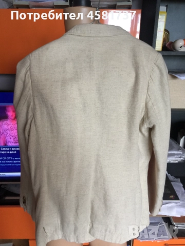 Детско сако от памук и лен (момче) ръст 140, 9-10 години, снимка 4 - Други - 51742263