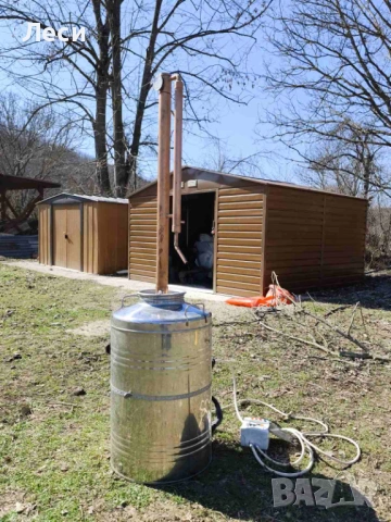 Казан за ракия на ток с медна дистилационна колона , снимка 3 - Други машини и части - 53850055