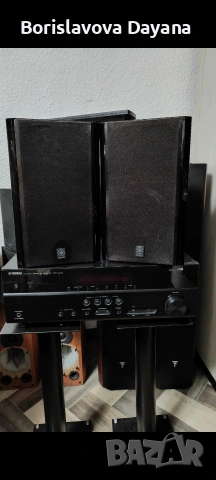Аудио Ресивър + тонколони Yamaha , снимка 5 - Ресийвъри, усилватели, смесителни пултове - 53940015