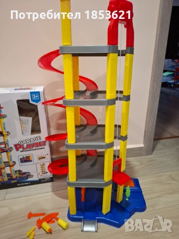 Писта - гараж за малки колички, снимка 3 - Коли, камиони, мотори, писти - 53833185