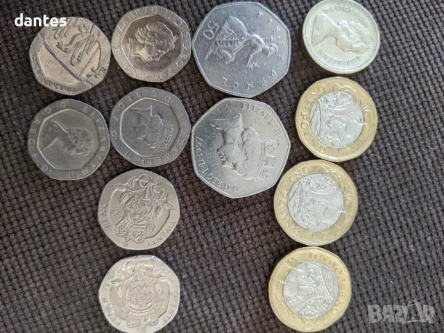 Монети от цял свят 185 бр. Кариби, Бахами, Арабски, Гибралтар, Великобритания, Канада, Мексико и др., снимка 16 - Нумизматика и бонистика - 54188317