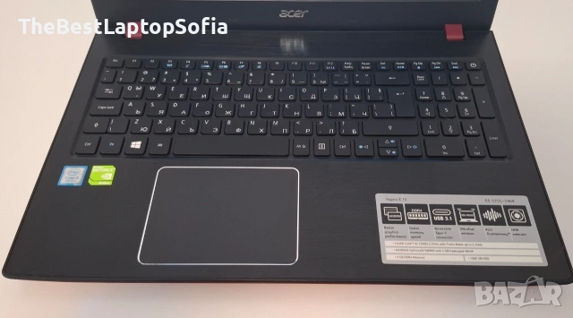 Лаптоп Acer | Intel I5 7200U | 8GB DDR4| 256 SSD + 1TB HDD | 940MX, снимка 3 - Лаптопи за работа - 53772150