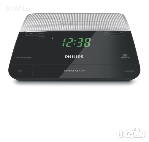 Радиочасовник Philips AJ3226/12, снимка 2 - Радиокасетофони, транзистори - 52916335