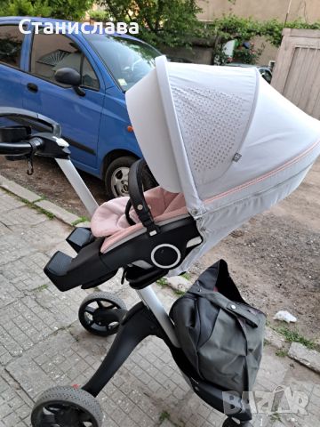 Бебешка количка Stokke V6, снимка 12 - Детски колички - 46259694