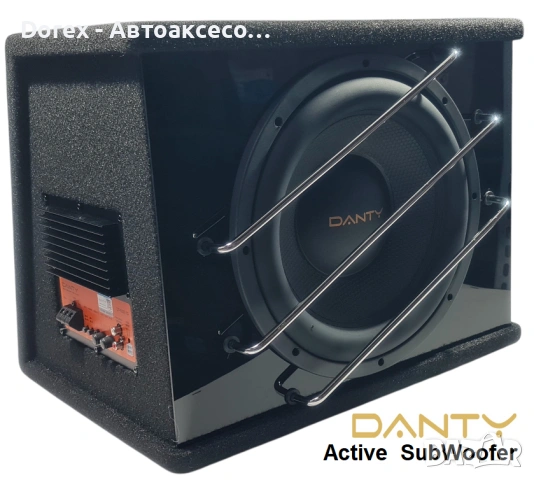 Активен субуфер DANTY DT-812 1000W - 10" с вграден усилвател, снимка 3 - Аксесоари и консумативи - 54208266