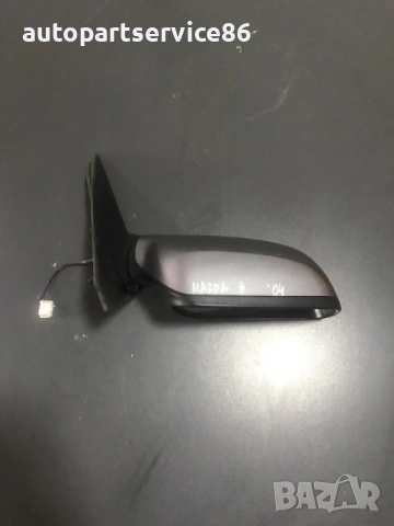 Огледало за предна дясна врата сребрист цвят за Mazda 6 (2002-2007) G28A, 012220, снимка 3 - Части - 53714360