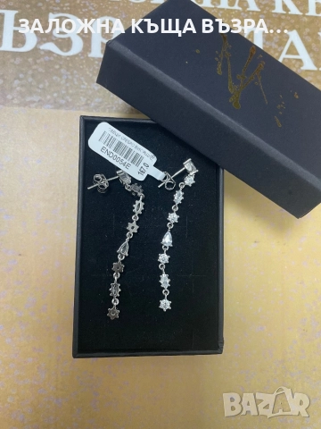 Сребърни Обеци - !НОВИ!, снимка 4 - Обеци - 52720784