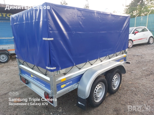 Туристическо ремарке VESTA LIGHT 23DA с брезент и шпригли H-120, снимка 7 - Ремаркета - 51921932