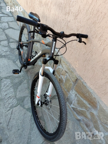 Планински велосипед Rockrider ST 120, 27,5", СИВО/ОРАНЖЕВО, снимка 7 - Велосипеди - 53869633