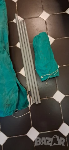 Стара бризентова палатка, снимка 6 - Антикварни и старинни предмети - 51320583