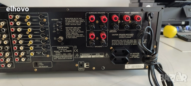 Ресивър Onkyo TX-DS676, снимка 3 - Ресийвъри, усилватели, смесителни пултове - 52139820