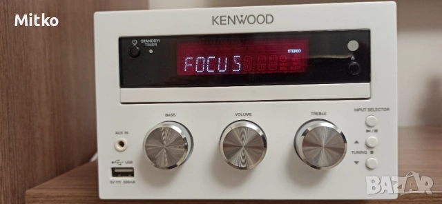 Kenwood микро Hi-Fi система с DVD плейър USB, снимка 2 - Аудиосистеми - 52925024