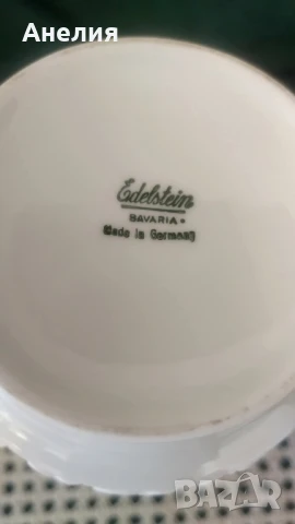 Бяла ваза Edelstein Bavaria , снимка 6 - Вази - 51194537