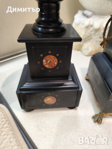 Каминен Френски часовник, снимка 7 - Антикварни и старинни предмети - 52924189