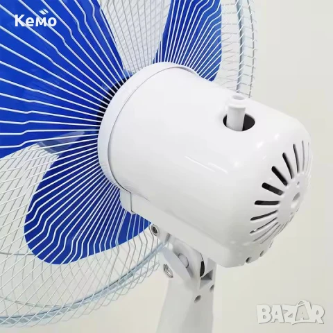 Вентилатор на стойка безшумен и икономичен, снимка 5 - Вентилатори - 50670087