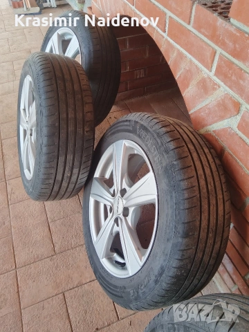 Продавам комплект алуминиеви джанти с летни гуми за Opel Astra K, снимка 3 - Гуми и джанти - 54227026