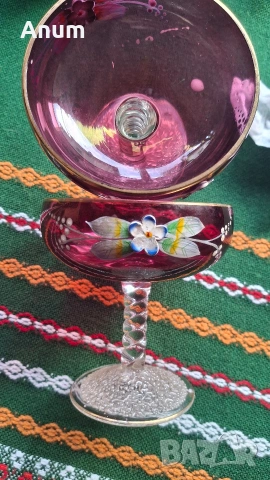 2бр Бохемски Кристал, снимка 2 - Други - 54158388