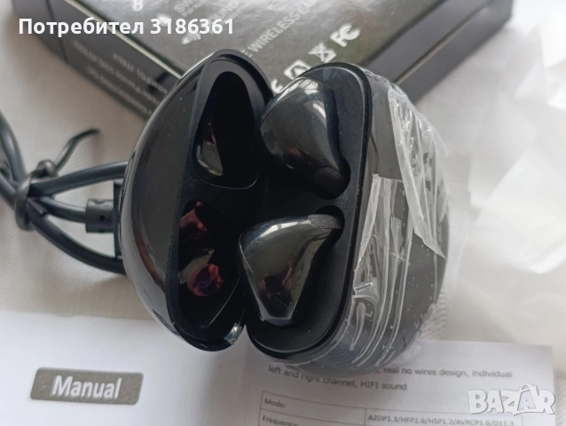 TWS Bluetooth слушалки with charging case, снимка 5 - Bluetooth слушалки - 53578990