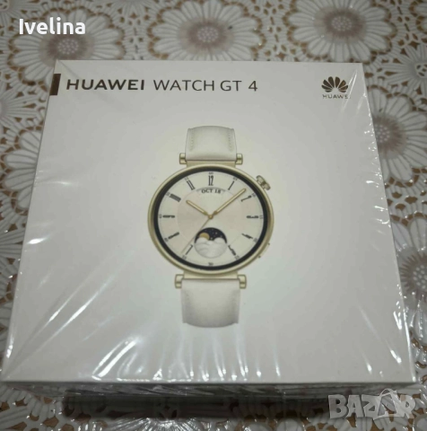  HUAWEI WATCH GT 4 WHITE White Leather Strap 41 MM. 