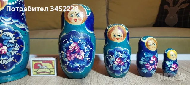 матрйошки 5 броя комплект за ценители , снимка 5 - Антикварни и старинни предмети - 50424898