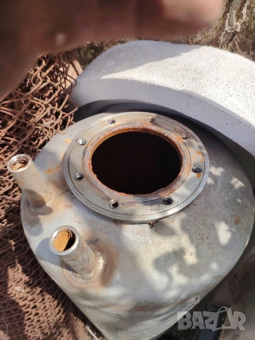 Хромникелов водо съдържател за бойлер 80 литра, снимка 5 - Бойлери - 54196792