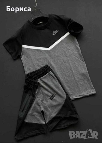 💥 Мъжки летни комплекти с бродирано лого NIKE, BOSS 💥, снимка 3 - Спортни дрехи, екипи - 46142594