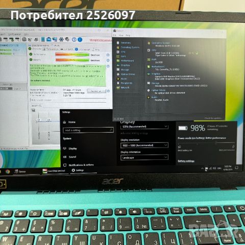Acer Aspire 3 15,6” FHD IPS/i3-1115G4/16GB DDR4/1TB NVMe, снимка 10 - Лаптопи за работа - 45489789