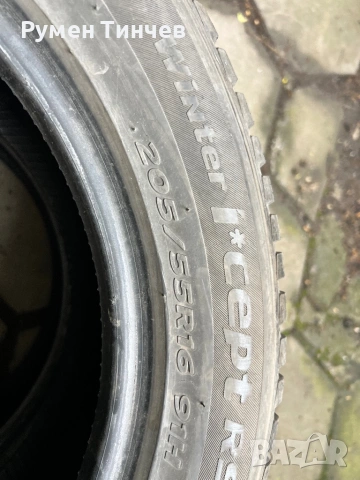 2бр зимни гуми 205-55-16, снимка 4 - Гуми и джанти - 54291205