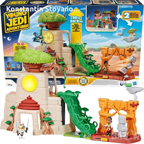 HASBRO STAR WARS Young Jedi Adventures Храмът на джедаите и 2 фигурки, снимка 2 - Образователни игри - 52862681