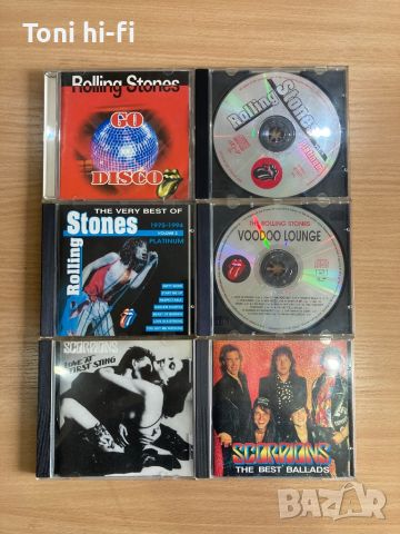 ROLLING STONES .  SCORPIONS  , снимка 1 - CD дискове - 45672784