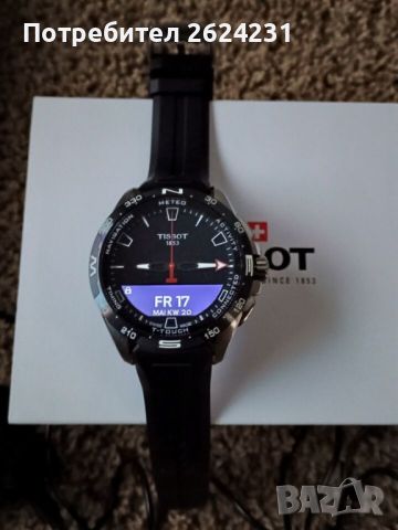 Tissot T-Touch Connect Solar Sapphire Titanium смарт часовник, снимка 3 - Смарт часовници - 46254444