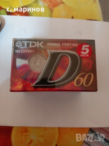 Аудио касети TDK 5 бр., снимка 5 - Аудио касети - 53821775