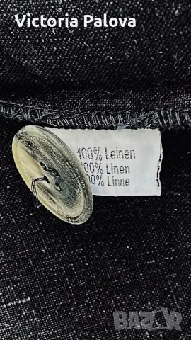 Стилен елек DEERBERG  груб лен plus size , снимка 12 - Елеци - 49901899