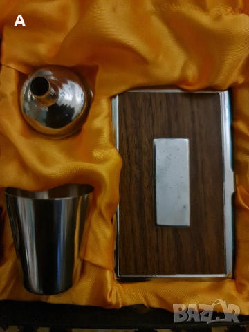 Луксозен мъжки комплект от Манерка,чашка ,фунийка и визитник, снимка 3 - Други - 53666513