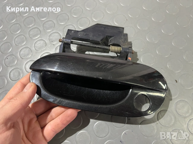 Метални външни дръжки на вратите за BMW E39 (черни), снимка 8 - Части - 53302162