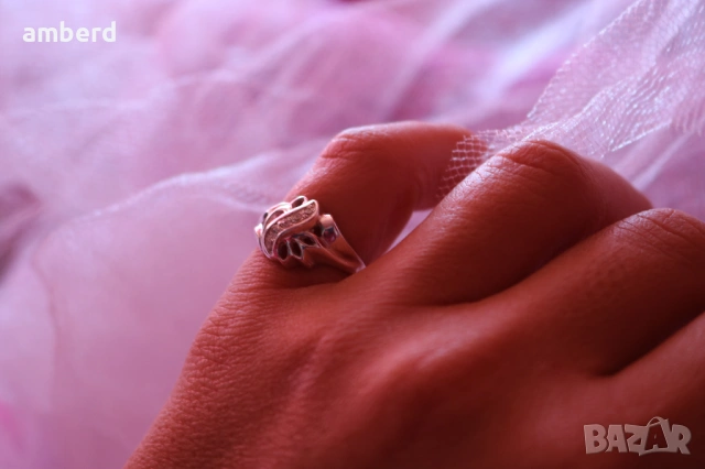 Сребърен пръстен - модел КR456, снимка 6 - Пръстени - 53732105